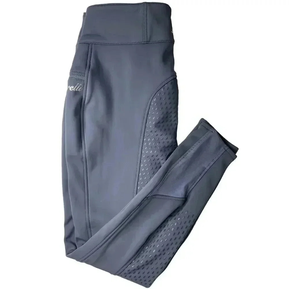 Lauria Garrelli riding breeches Softshell silicone Full seat Graphite women’s 28 - Picture 10 of 11